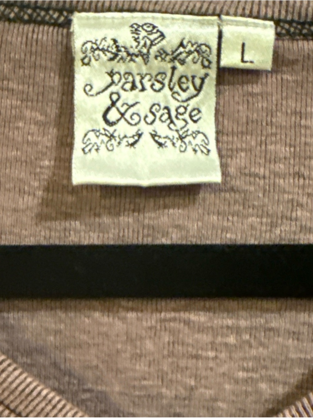 Vintage Purple Parsley & Sage tunic - Picture 2 of 4